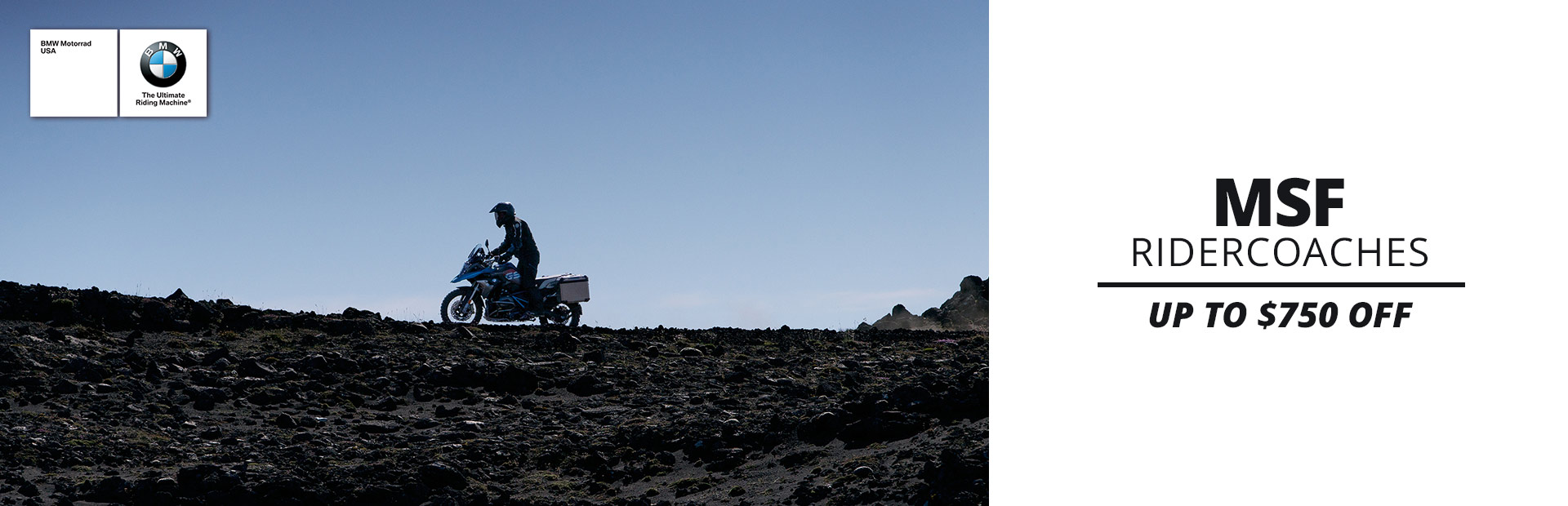 BMW: MSF Ridercoaches Up To $750 Off